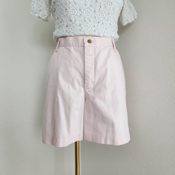 American Vintage Pants - Vintage Y2K Lee Riders Casual Light Pink High Waisted Long Shorts 16